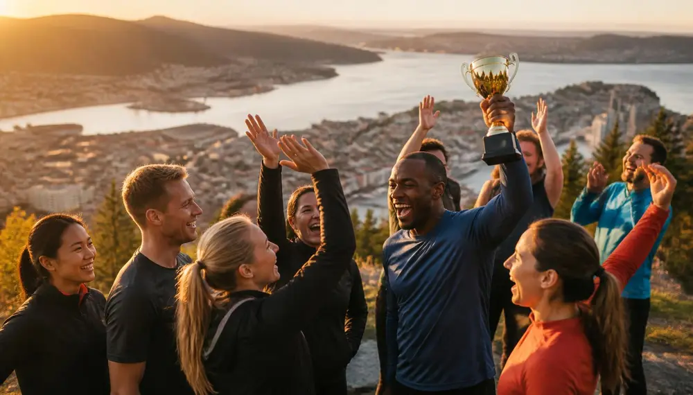 SoActi Challenge – jubel etter fullført konkurranse